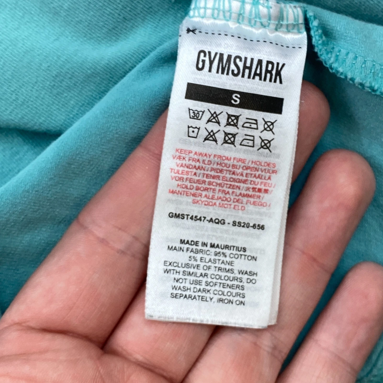 gymshark performance camp fish hiker gym workout gain lift shirt