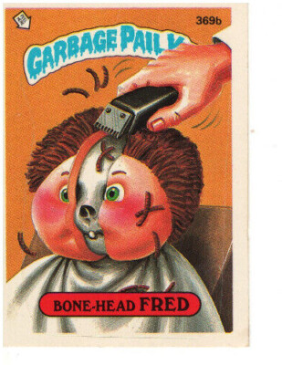 GARBAGE PAIL KIDS BONE HEAD FRED 369b (TOPPS, 1987, Series 9) | eBay
