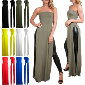 double side split dress