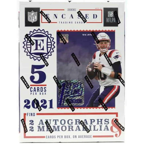 2021 Panini Encased Football First Off the Line Hobby box factory sealed 21PAFEN