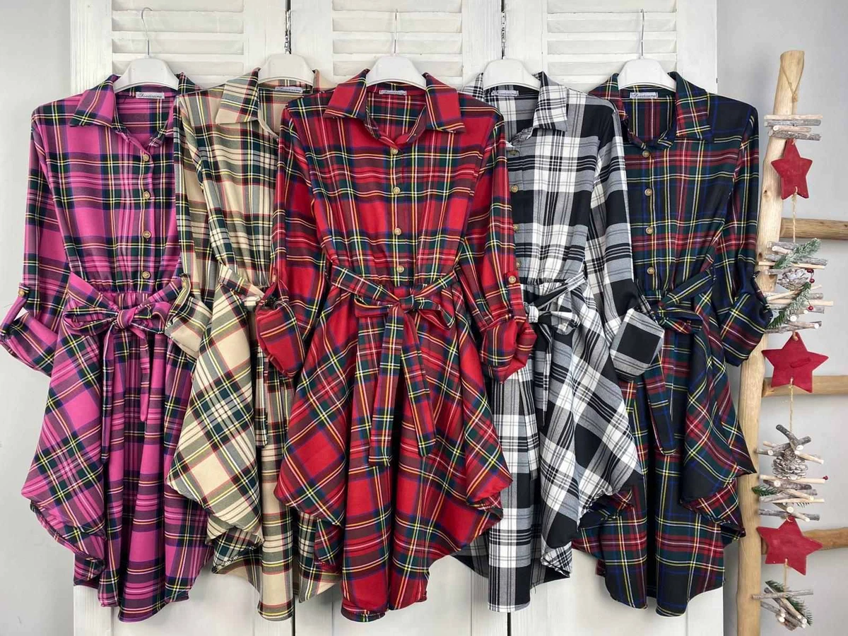 plaid dress for women