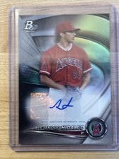 2022 Bowman Platinum Alejandro Hidalgo Prospect Autograph RC  Angels