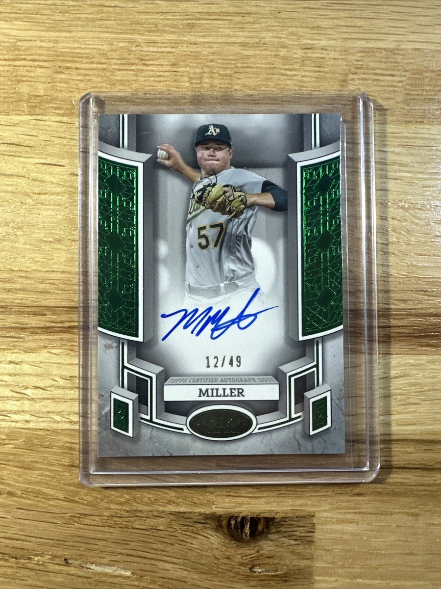 Mason Miller 直筆サイン RC Rookie Auto Mason Miller 2024 Topps Tier One On Card AUTO /49 Color