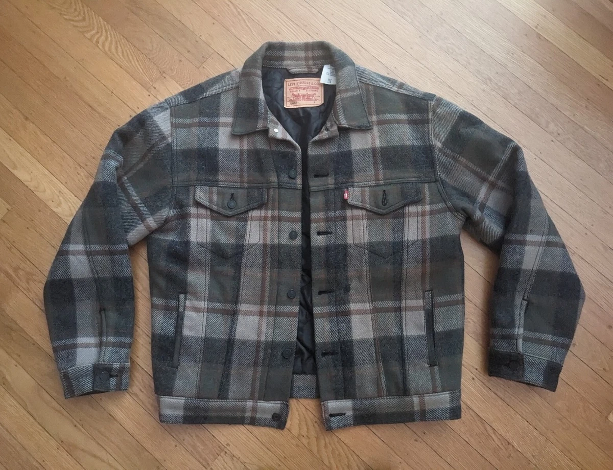 Levi checkered jacket top