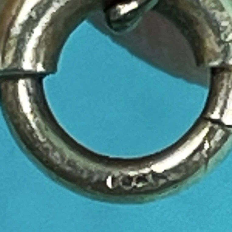 Collar Relleno de Oro Rosa con Perlas Semilla, Copo de Nieve o Colgante Estrella, Vintage Foto 2 de 4