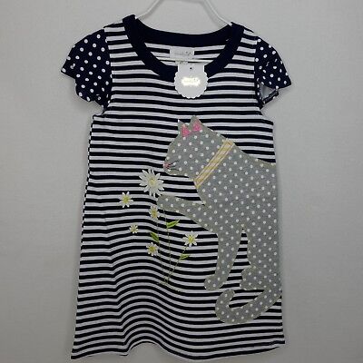 Girls MUD PIE boutique outfit 12-18 /& 2T NWT bird applique vintage dot skirt