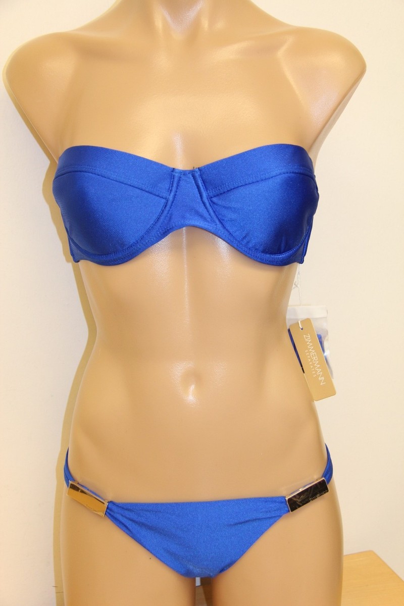 【ZIMMERMANN】コットンビキニ ZIMMERMANN NWT Zimmermann Swimsuit Bikini 2pc set Size 6 4 (2 A/B 1