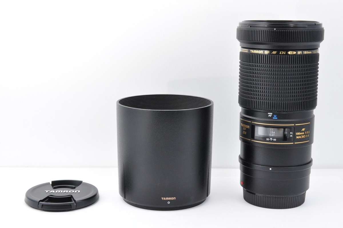 CANON用 TAMRON SP AF 180mm F3.5 Di MACRO Near Mint] Tamron SP AF 180mm F3.5 Di LD (IF) Macro 1:1 B01E