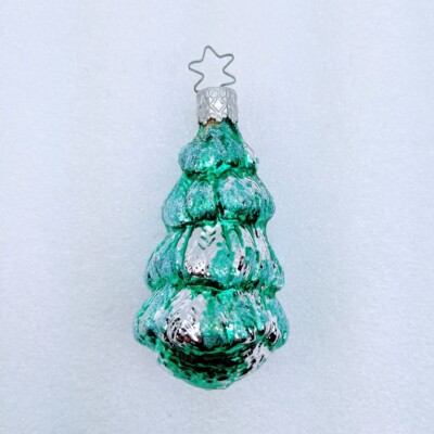 Inge Glas Magical Nostalgic Christmas Tree Ornament, Made in Germany, 4  tall