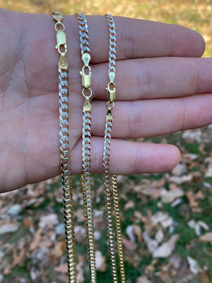 Cadena Plata Ley .925 Cubana Diamantada Plata 100% | Cuotas Sin Interés - Foto 5