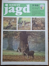 UNSERE JAGD 9/1988. Damwild - Trophäenentwicklung  ua.