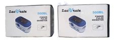 TWO- Zacurate 500BL  Fingertip Pulse Oximeter Blood Oxygen Monitor SpO2 Meter