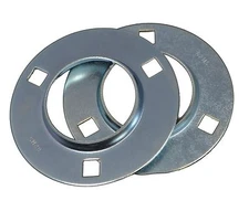 52MS PF205 Round 3 Bolt Pressed Steel Bearing Flanges (Sold in Pairs)