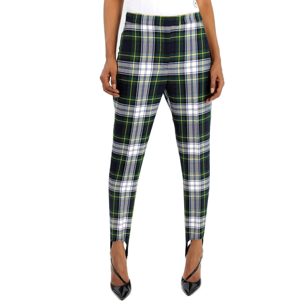 Ladies wool tartan deals trousers