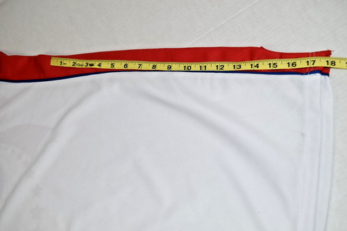 Vintage Dress Soho Babe Hardball Size S White Red 2000s Retro 76 Star Fitted NWT - Picture 14 of 14