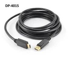 15ft DisplayPort Male to HDMI Male 28AWG Adapter Cable, CablesOnline DP-4015