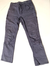 Women Dovetail Pants Cargo Work Wear Britt Utility Canvas Gray Size 8 / 30