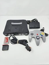 N64 Nintendo 64, Controller, Cords, Performance Memory Card, Memory Expasion Pak