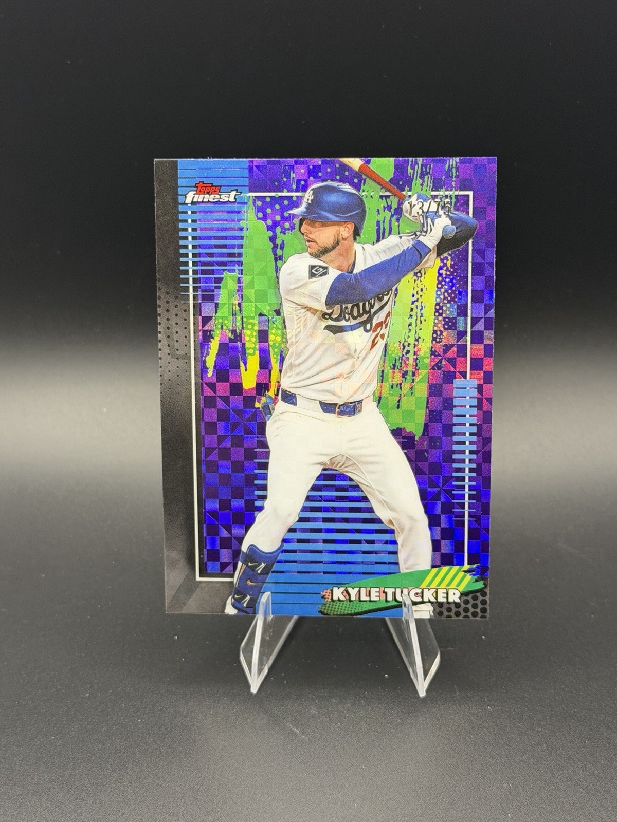 2026 Topps Finest Kyle Tucker Purple X-Fractor #/75 Dodgers