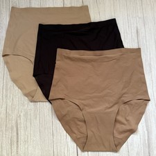 New CHANTELLE 2647 Set Of 3 Tomboy Soft Stretch Seamless Brief Panty One size