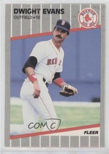 1989 Fleer Dwight Evans #87 14dq