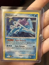 Suicune LV. 44 Secret Wonders Pokemon Holo Trading Card 2007 19/132 TCG