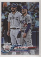 2018 Update Rainbow Foil Get Off My Base ( & ) Eric Hosmer Cody Bellinger 1tr