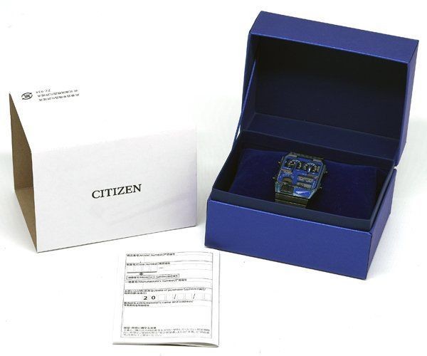 CITIZEN JG2148-66L Digital Temp Watch Ueno Station 140th Anniversary Limited Edition