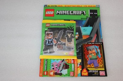 Lego Minecraft 6/2026 Magazine +  Blacksmith with Armor and Smithing Table NEW
