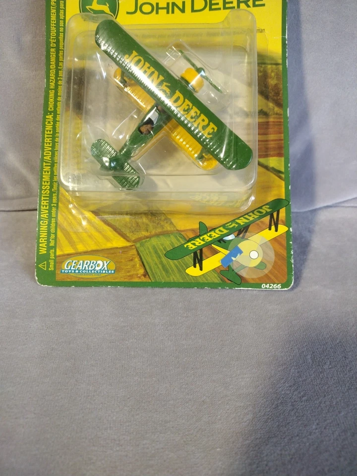 Gear Box 1/64 John Deere JD Stearman Barnstormer BiPlane Plane 2003 New! - Image 2 of 3