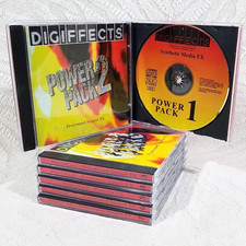 DIGIFFECTS POWER PACK SOUND EFFECTS LIBRARY 7 CDs LJUDPRODUKTION AB SWEDEN