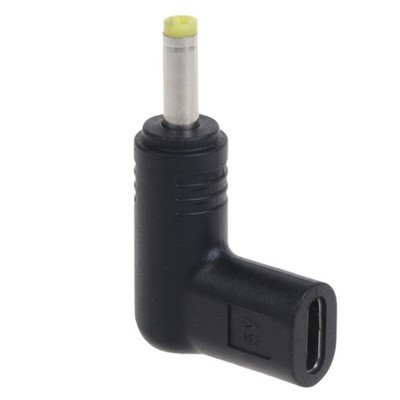 Type C Converter Plug Type-C Female to DC 5V 4.0x1.7mm Male 90 degree Adapter