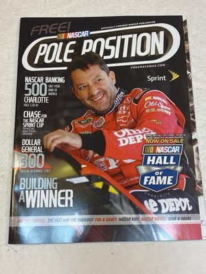 Pole Position NASCAR Magazine TONY Stewart Ryan Newman Jimmie Johnson Miss USA
