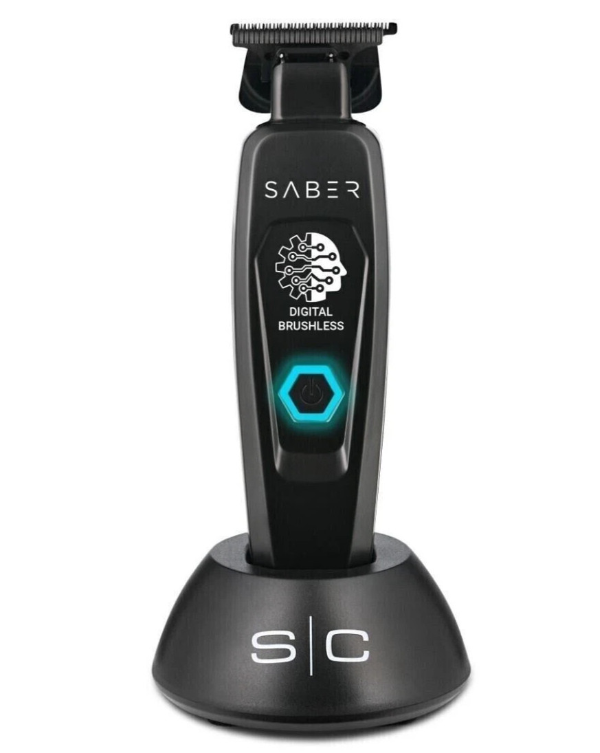 Stylecraft Saber Black Metal Trimmer Cordless Digital Brushless Motor - NEW