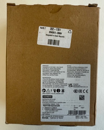Siemens Sirius Soft Starter 1.5 kW/400 V / 3RW3013-2BB04 / BNIB - Picture 10 of 10