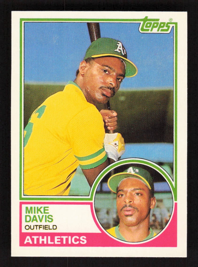 Mike Davis 1983 Topps Traded Set-Break #24T Oakland Athletics EX-MINT