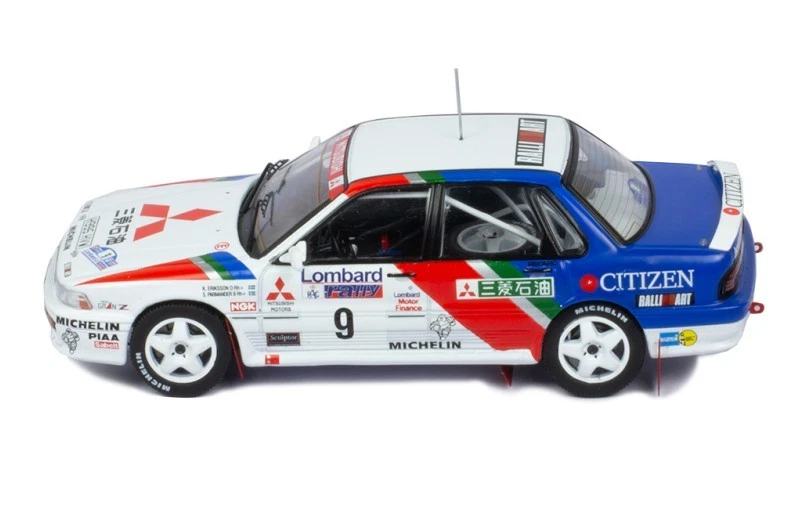 IXO Mitsubishi Galant VR-4 #9 Mitsubishi Ralliart RAC Rally 1990 K.Eriksson 1:43 - Image 2 of 4