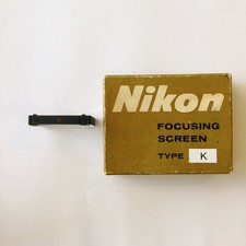 Nikon Type K Focusing Screen for F F2 Photomic Nikomat Split Micro Type in Box