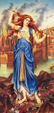 Cassandra Painting by Evelyn de Morgan Art Reproduction
