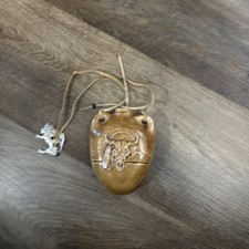 Native American Style Hanging WallArt/Jug/Flask Stone Pottery