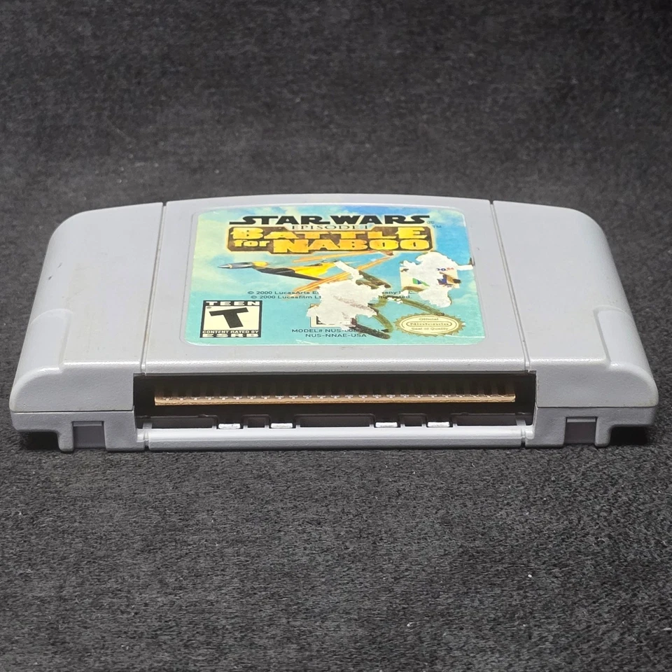 Cartucho de juego Star Wars Episodio I: Batalla por Naboo Nintendo Game N64 Foto 4 de 4