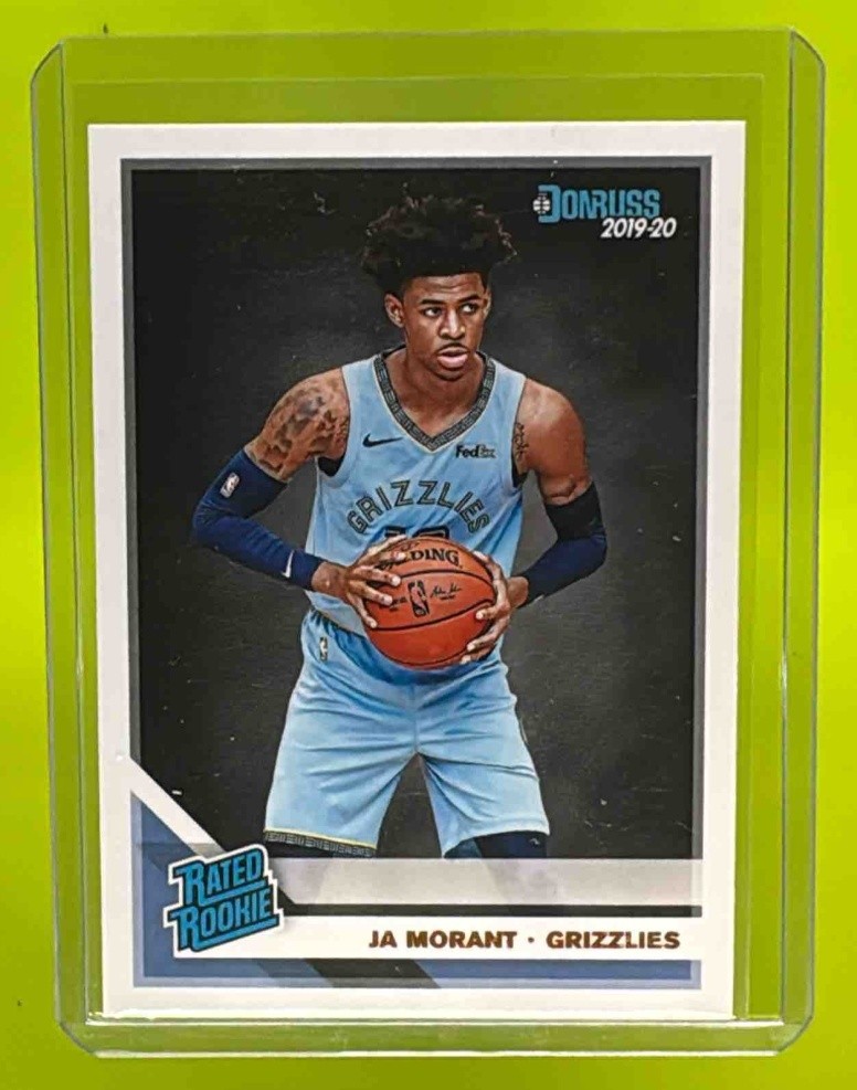 2019-20 Panini Donruss Ja Morant RC Rookie Grizzlies A26