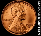 1955-S Lincoln Wheat Cent- Choice Gem Brilliant Uncirculated- No Reserve #K2060
