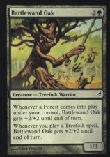 Battlewand Oak - Lorwyn: #197, Magic: The Gathering Nm C278