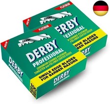 Derby Derby Professional Single Edge Razor 100 Blades - Pack of 2