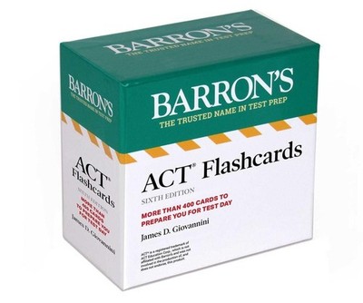 ACT Flashcards, Sixth Edition: Up-to-Date Review (2026) by James D. Giovannini C