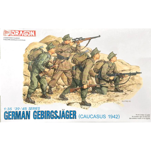 German Gebirgsjager Kit 1:35 Dragon Kit Figure Militari -D- Neues Modell-image