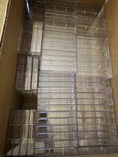 120 Pack Cassette Tape Storage Cases Holder - Clear Plastic Audio Cassette