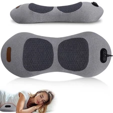 3 in 1 Back Massager, Electric Lumbar Support Pillow Heat Vibration Massage L...