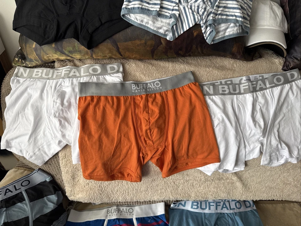 Set of 11 Men’s Buffalo by David Bitton Boxer Brief Underwear Medium Size , New - Image 3 of 4